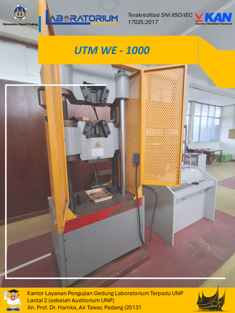 Uji Tarik UTM WE - 1000