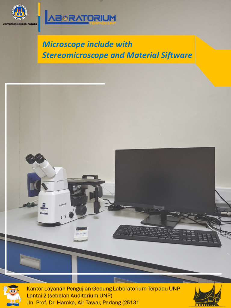 Microscope include with Stereomicroscope and Material Siftware